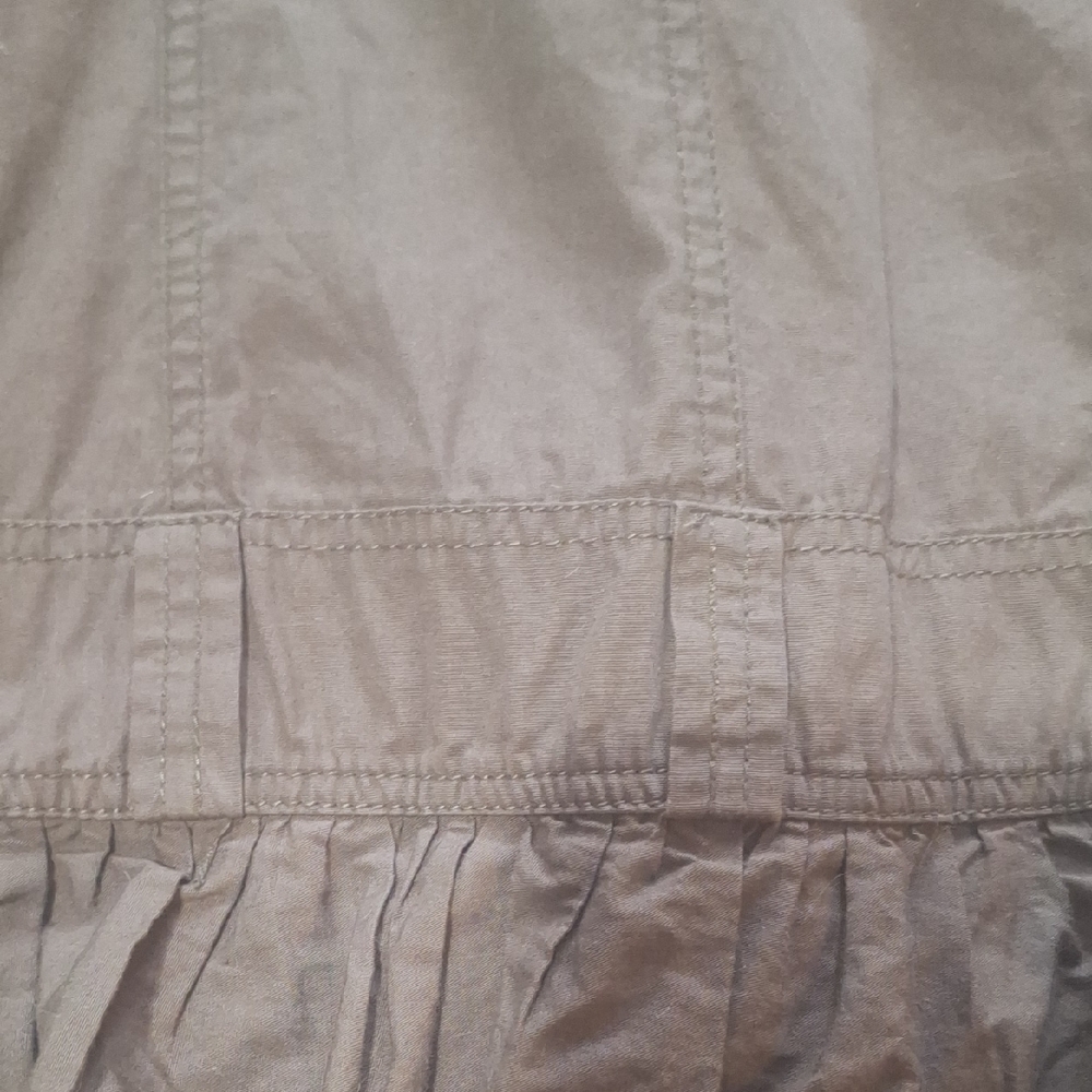 VENUS Olive Button-Up Ruffle Dress - Picture 4 of 6